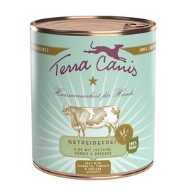 Terra Canis Terra Canis Menü getreidefrei Rind mit Zucchini, Kürbis & Oregano 800g