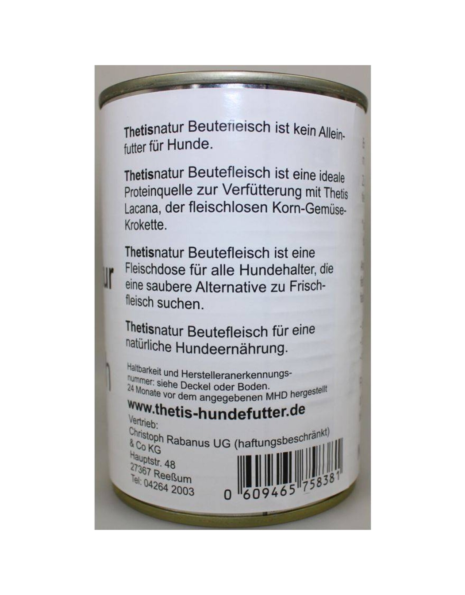 Thetis Thetis Natur Beutefleisch 400g Dose