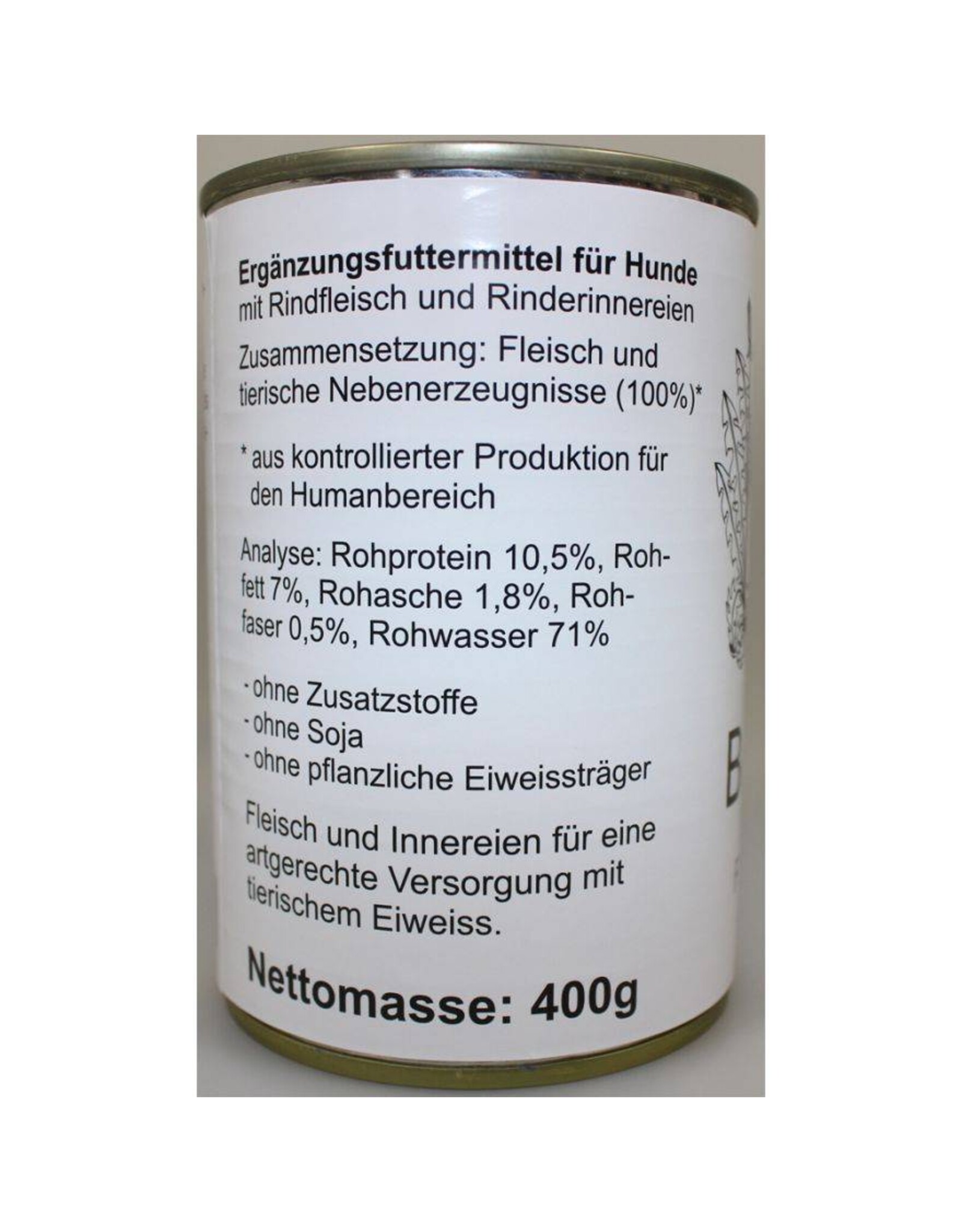 Thetis Thetis Natur Beutefleisch 400g Dose