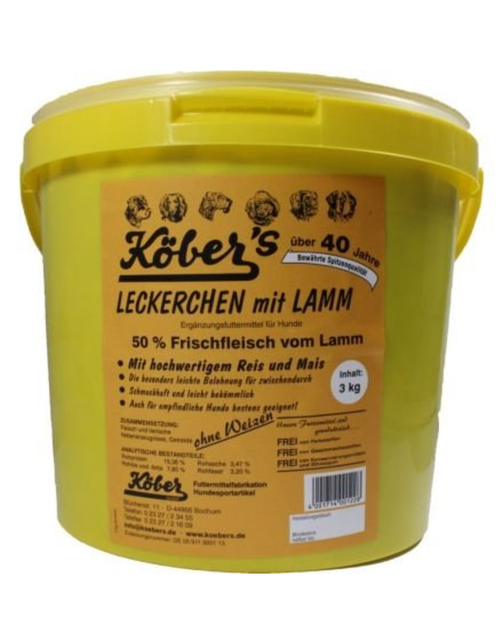 Köbers Köbers Leckerchen mit Lamm