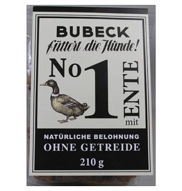 Bubeck Bubeck Getreidefreie Belohnung Nr. 1 mit Ente 210g