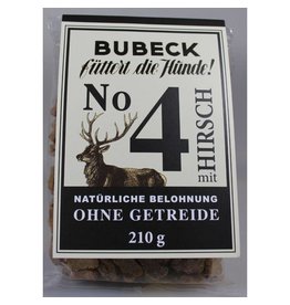 Bubeck Bubeck getreidefreie Belohung Nr. 4 mit Hirsch 210g