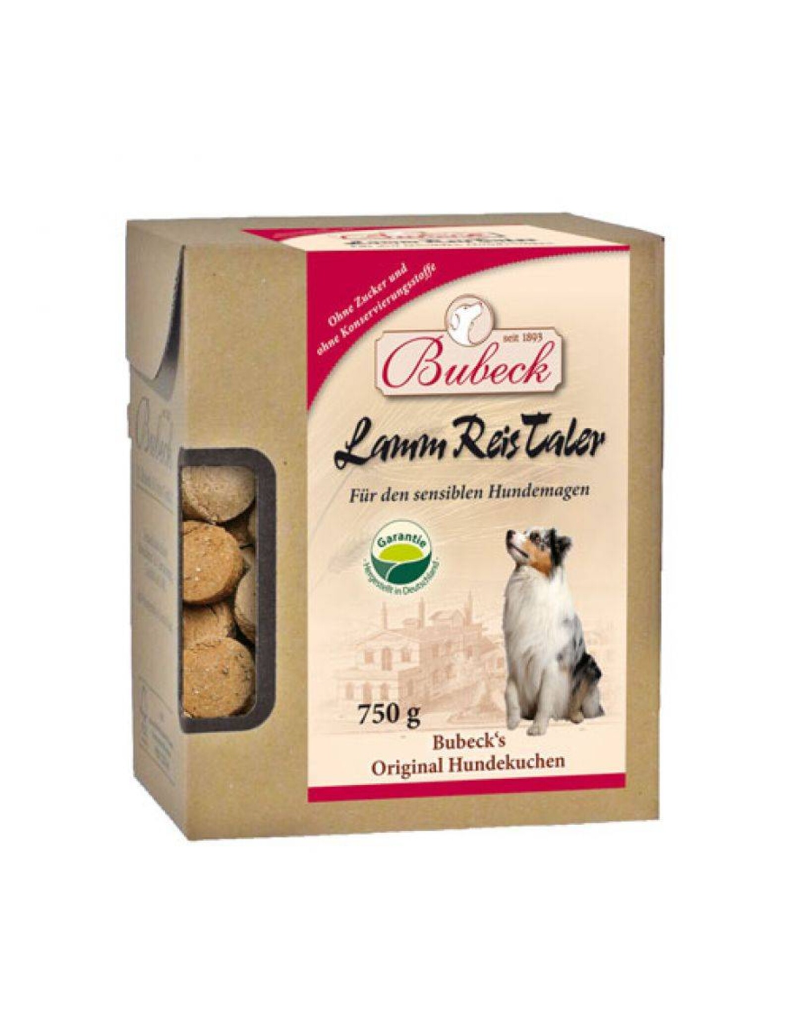 Bubeck Bubeck Lamm und Reis Taler 750g