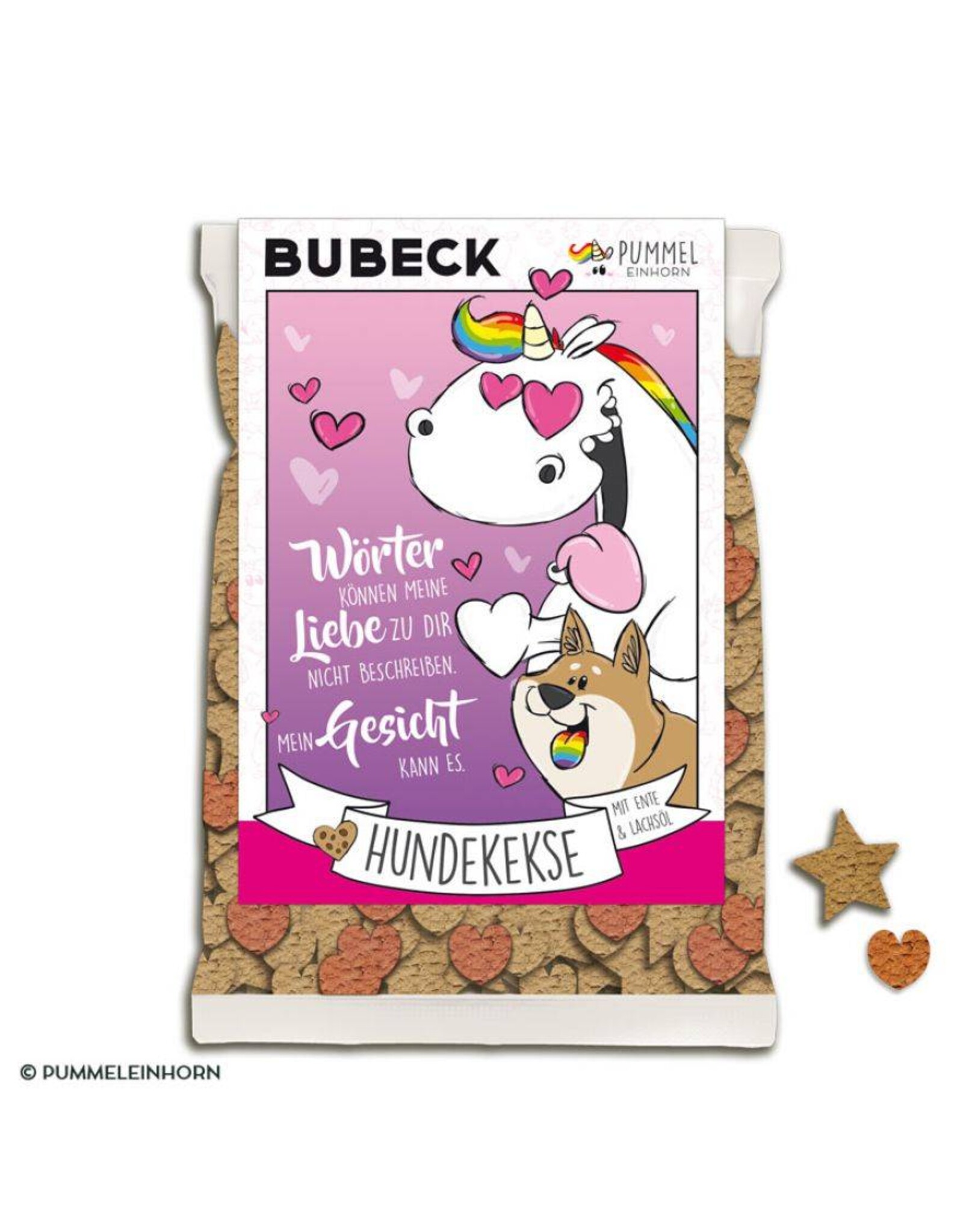 Bubeck Bubeck Pummeleinhorn Ente und Lachsöl 210g