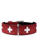 Hunter Hunter Halsband Swiss nickel - Rot