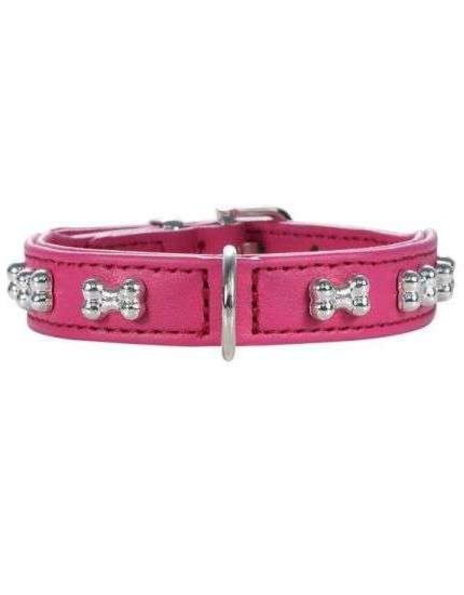 Hunter Hunter Halsband Modern Art Bone mini - Nickel - Pink