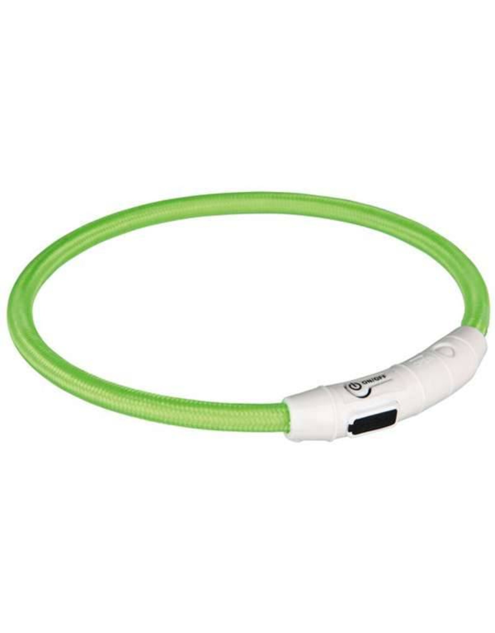 Trixie Trixie Flash Leuchtring USB Grün