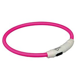 Trixie Trixie Flash Leuchtring USB Pink