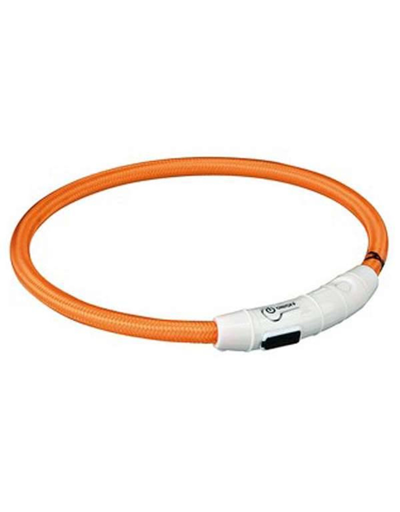 Trixie Trixie Flash Leuchtring USB Orange