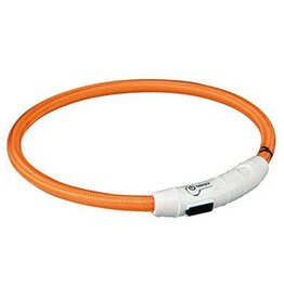 Trixie Trixie Flash Leuchtring USB Orange