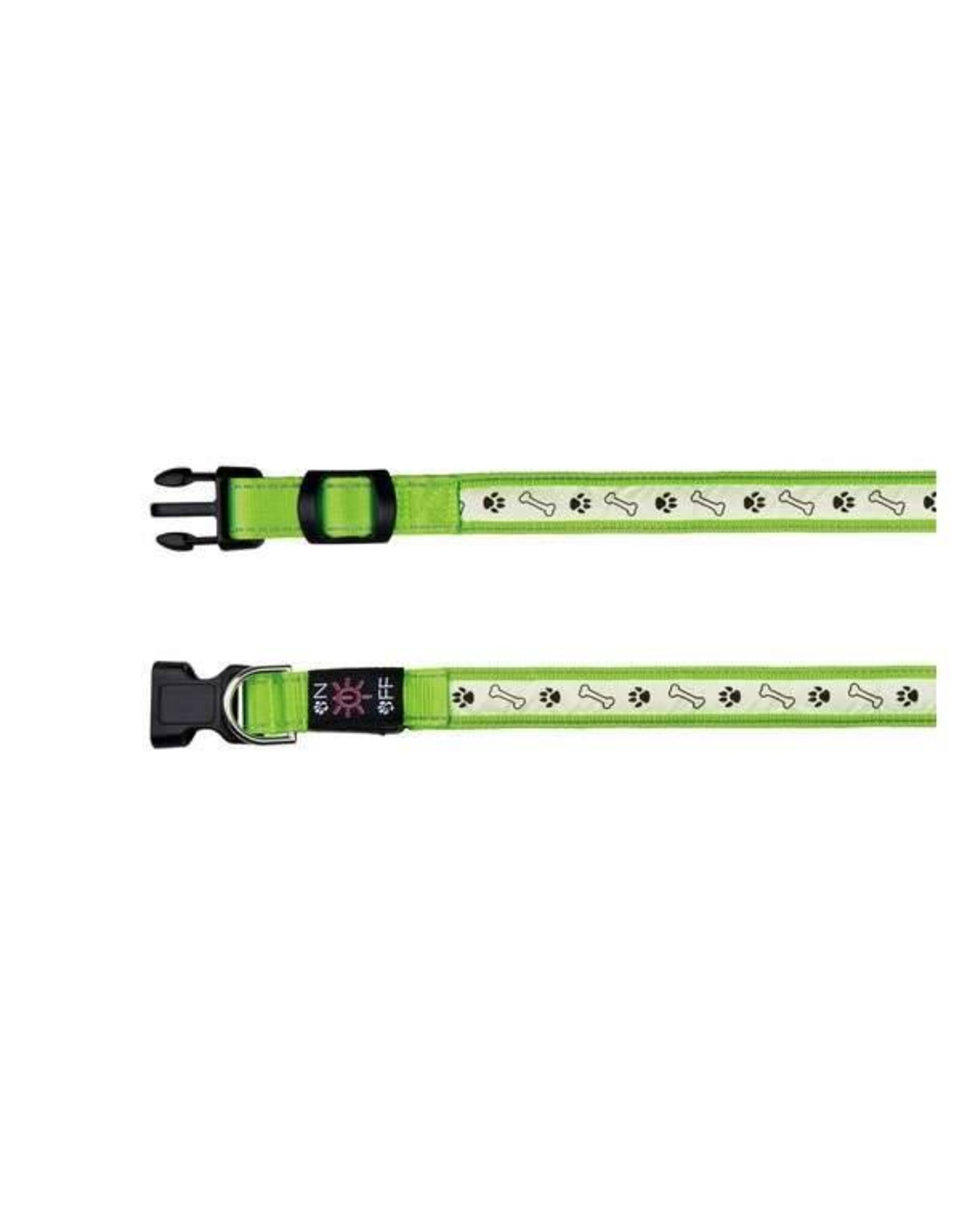 Trixie Trixie Flash Leuchthalsband USB - Grün