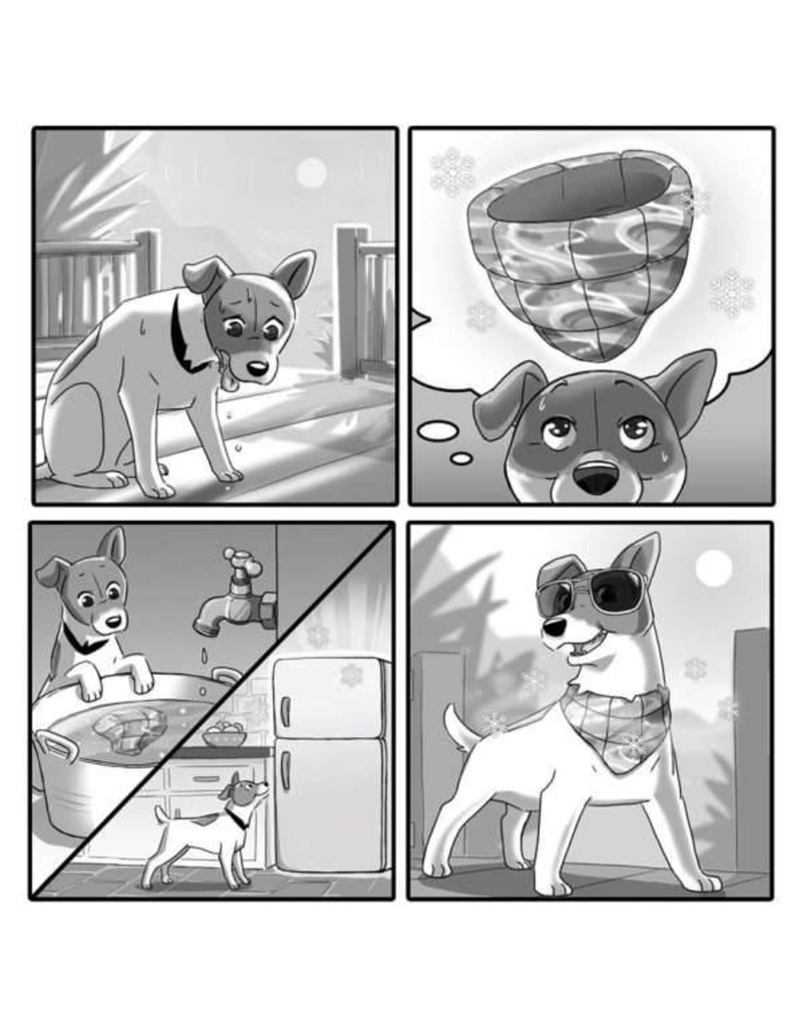 All for Paws All for Paws Chill Out Ice Bandana - kühlendes Halstuch für Hunde