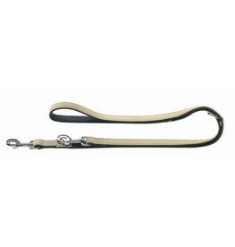 Hunter Hunter verstellbare Führleine Softie - Beige-Schwarz