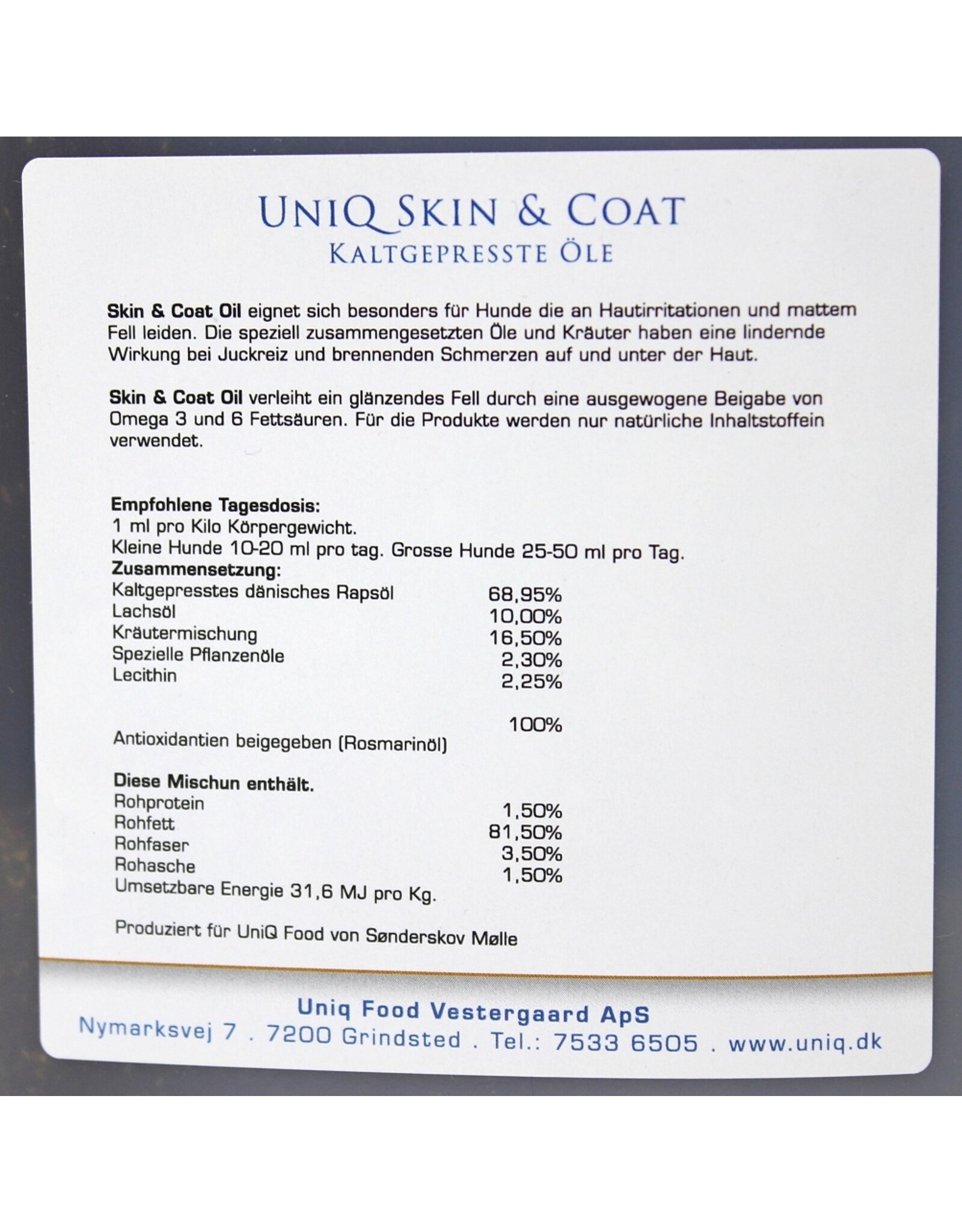 UniQ  UniQ Skin & Coat 1 L