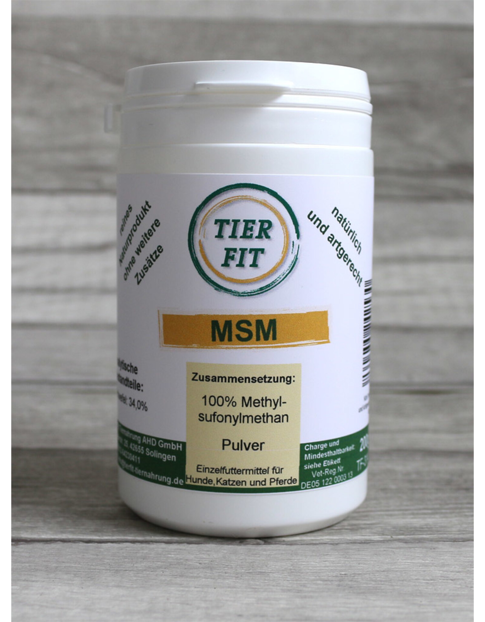Tier Fit TierFit MSM Pulver