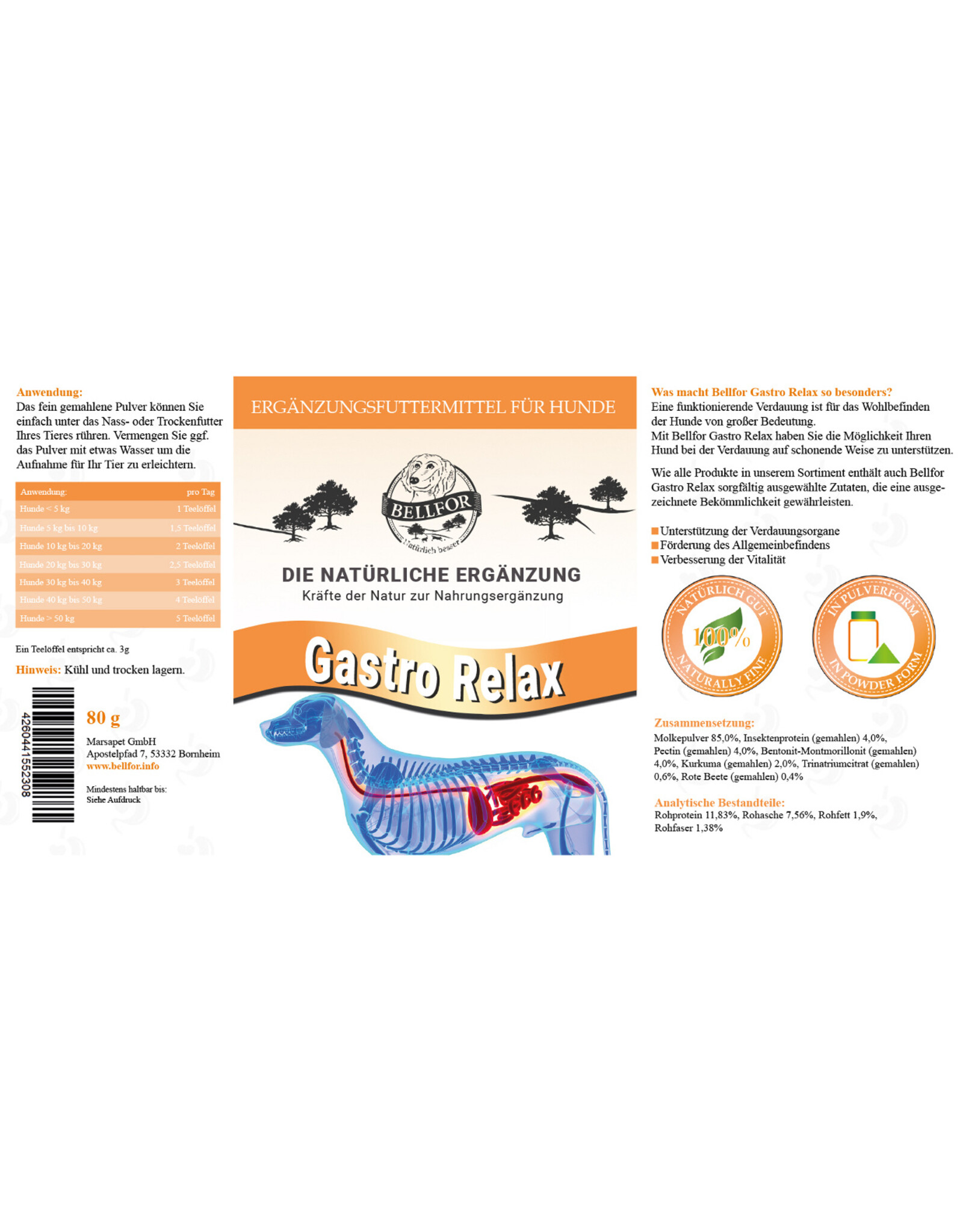 Bellfor Bellfor Gastro Relax Pulver