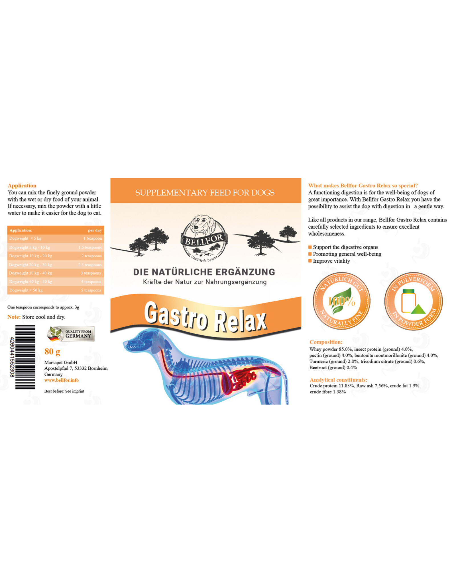 Bellfor Bellfor Gastro Relax Pulver