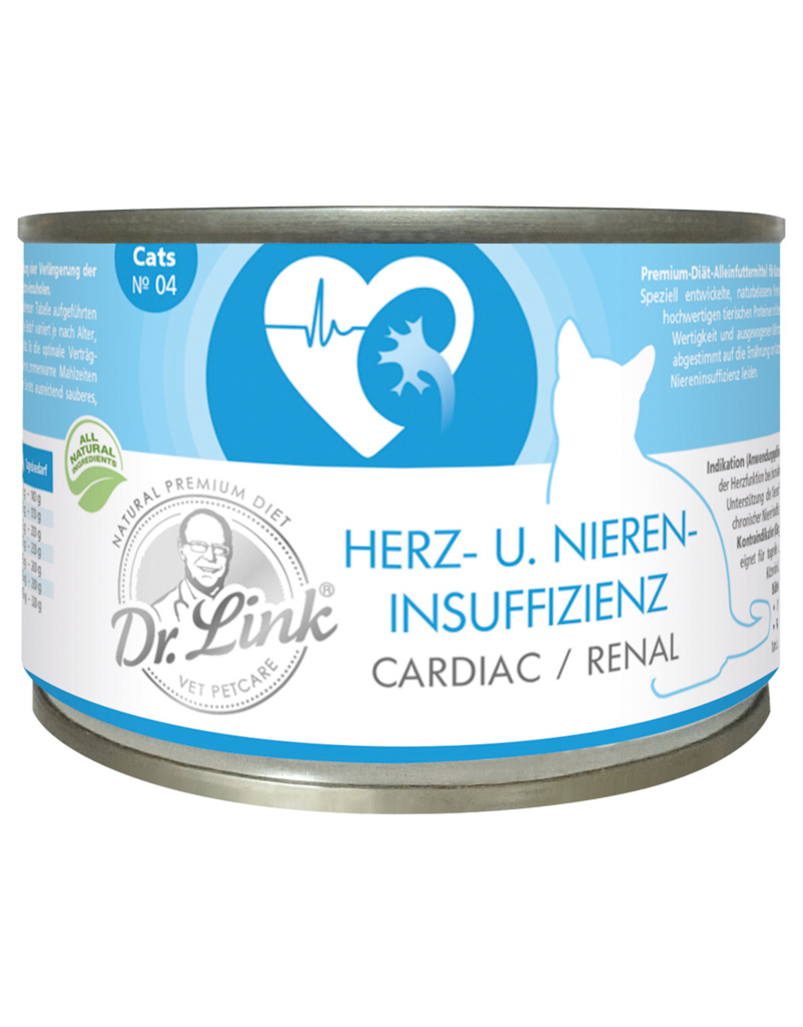 Dr. Link Dr. Link Herz- und Niereninsuffizienz 200g für Katzen