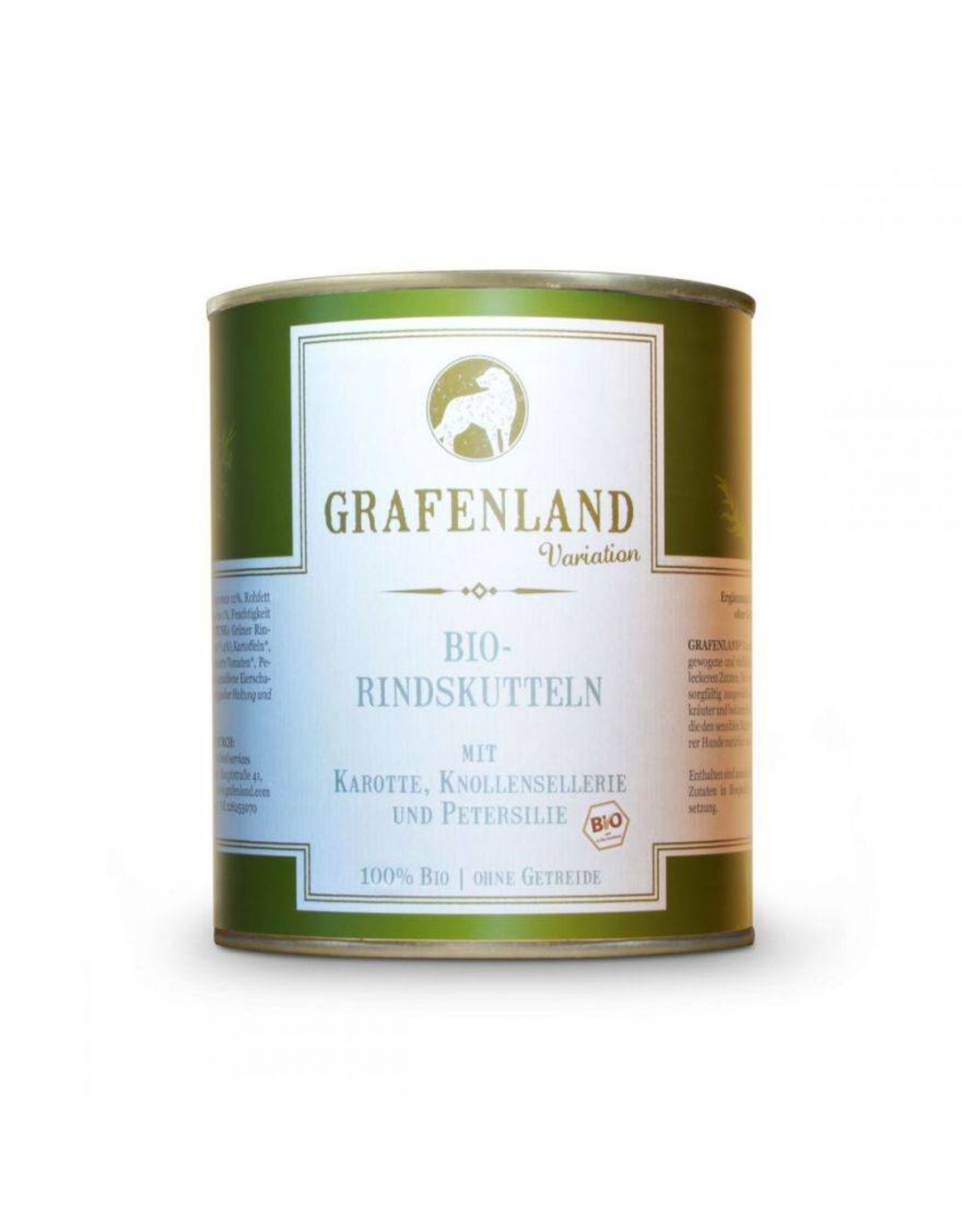 Grafenland Grafenland Variation Bio-Rinderpansen mit Karotte, Knollensellerie und Petersilie