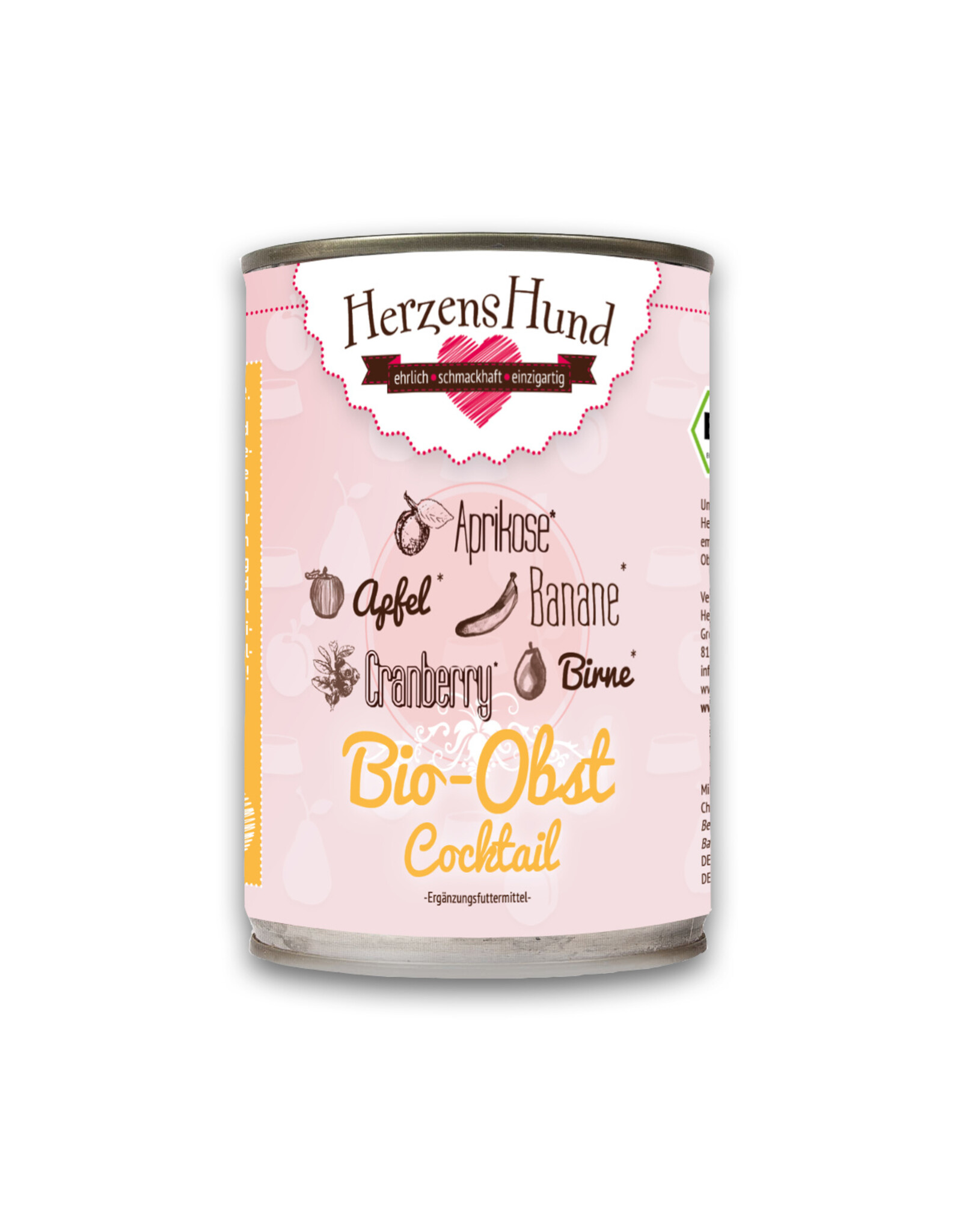 Herzenshund HerzensHund Bio Obstcocktail 400g