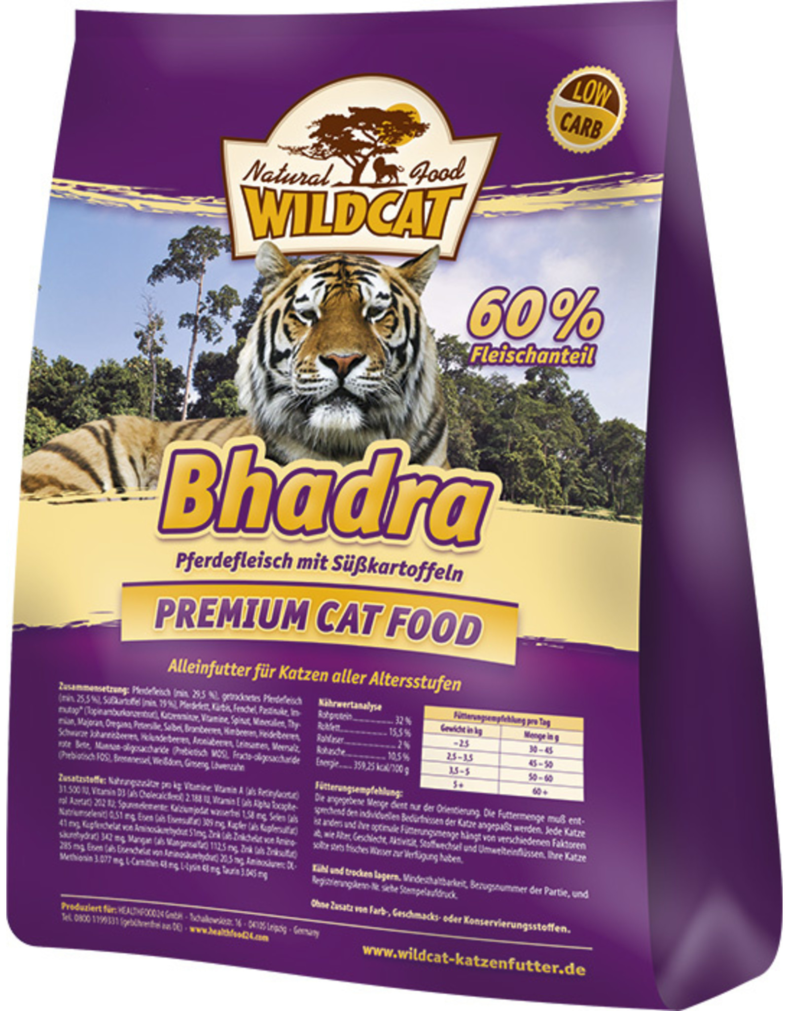 Wildcat Wildcat Bhadra Katzenfutter 3kg