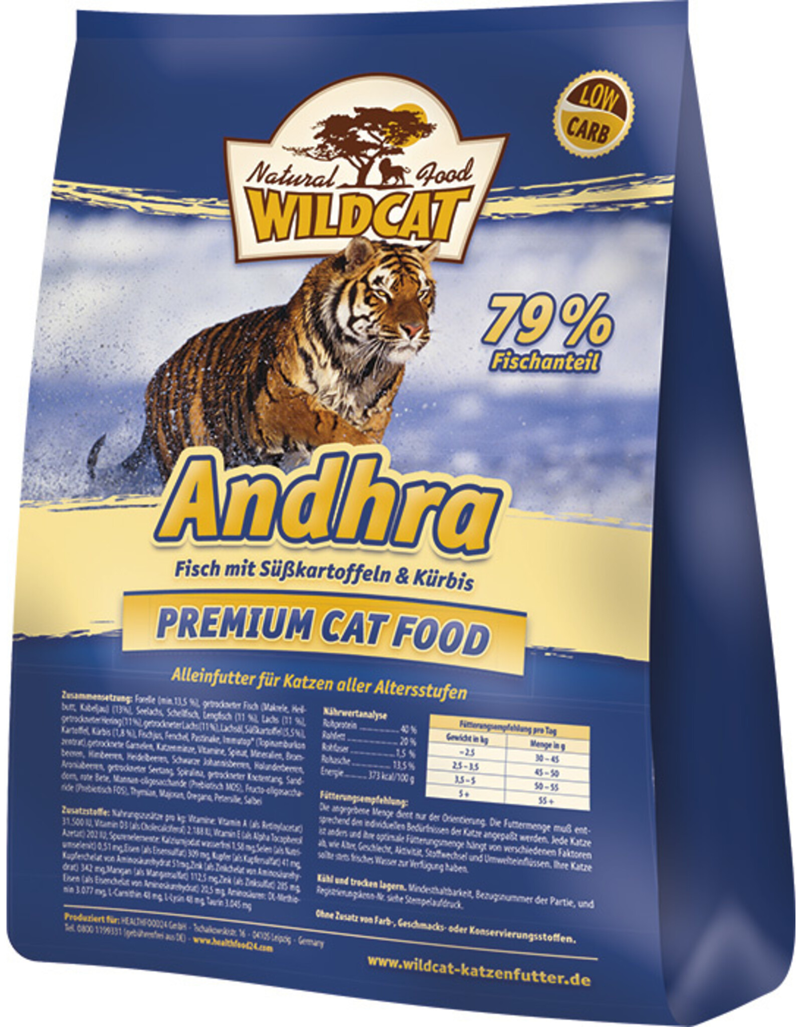 Wildcat Wildcat Andhra Katzenfutter 3kg