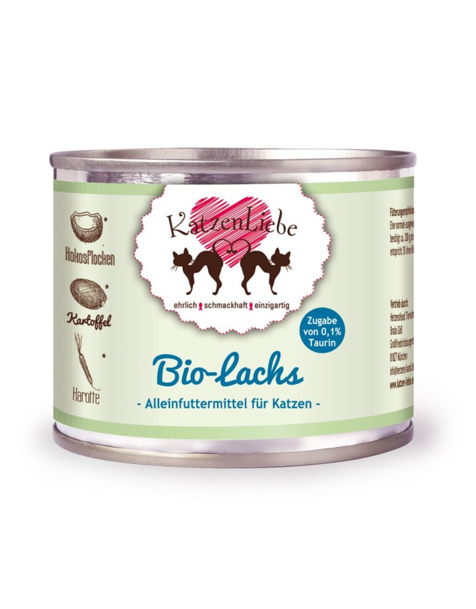 Katzenliebe Katzenliebe Bio-Lachs mit Bio-Kartoffel