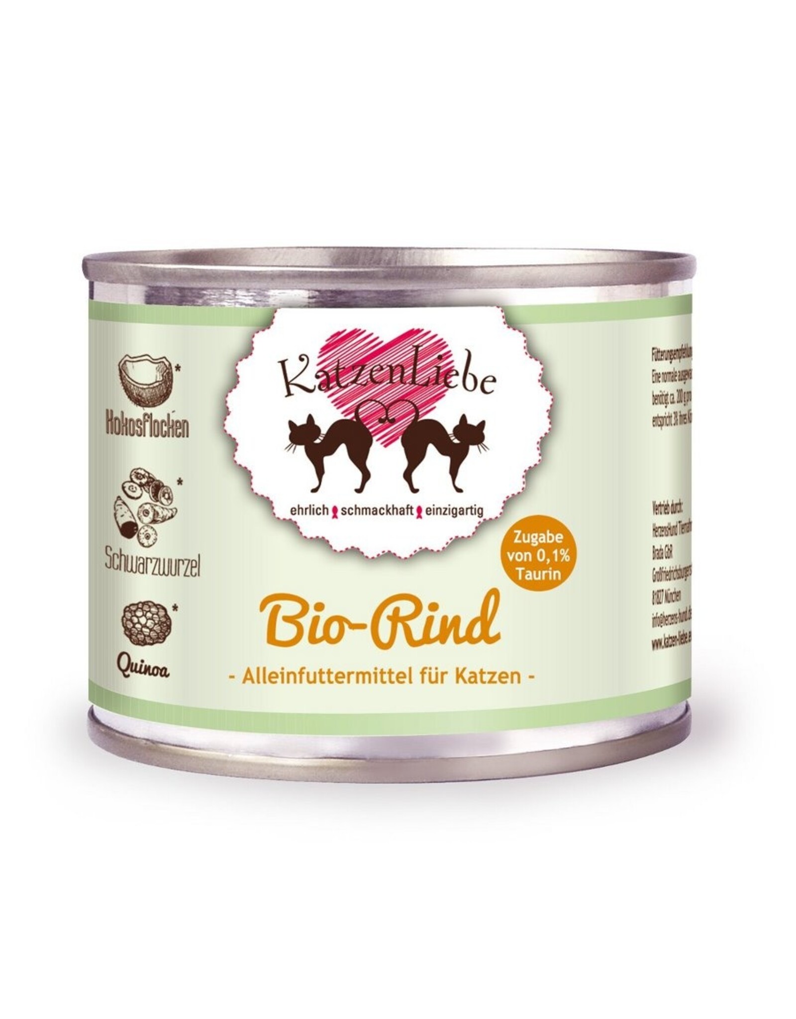 Katzenliebe Katzenliebe Bio-Rind mit Bio-Schwarzwurzel