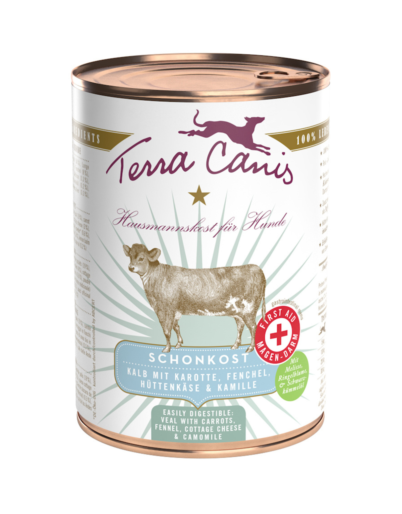 Terra Canis Terra Canis First Aid Schonkost Kalb 400g