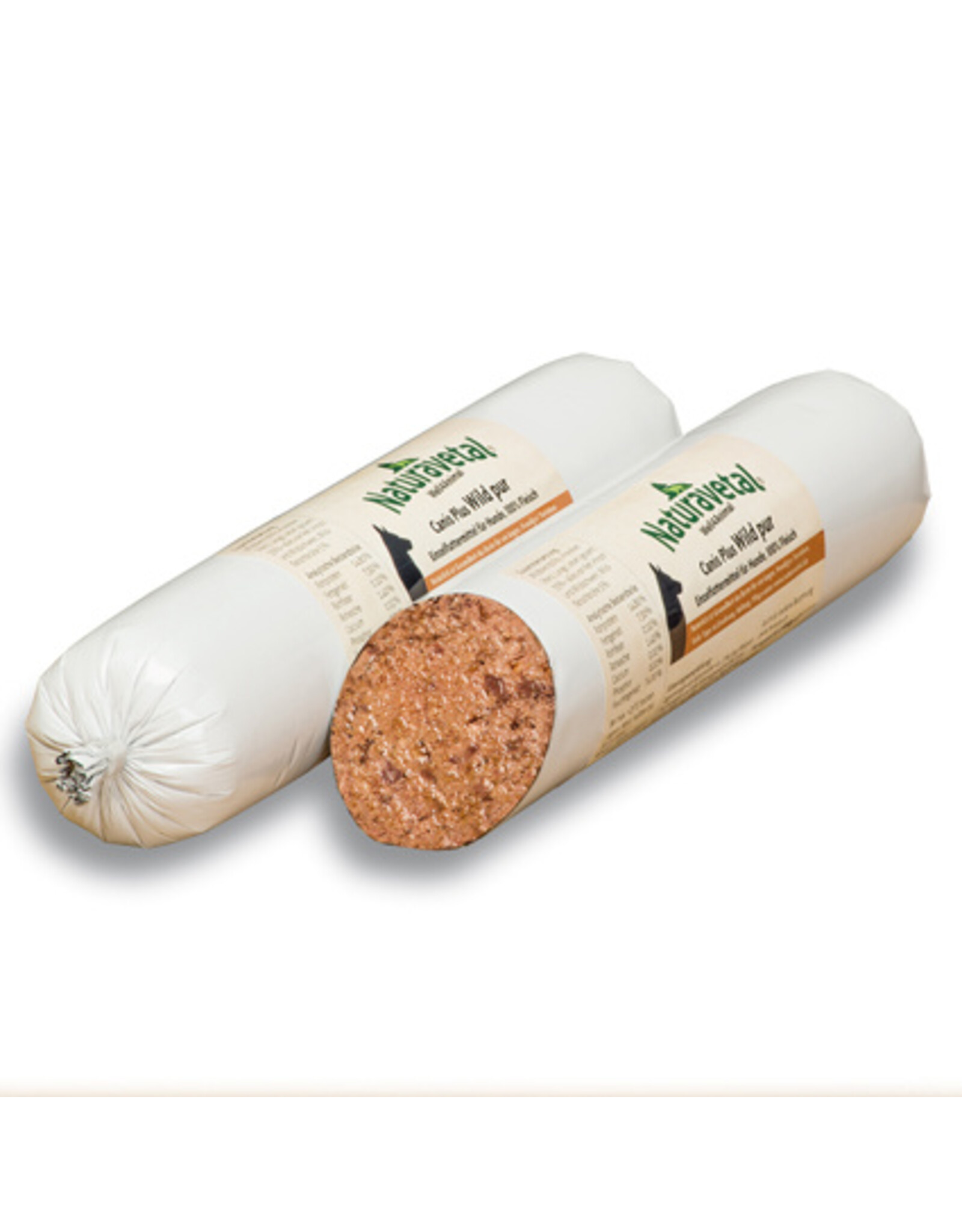 Naturavetal Naturavetal Canis Plus Wild pur Fleischrolle 500g
