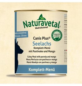 Naturavetal Naturavetal Canis Plus Komplett Menü Seelachs 800g