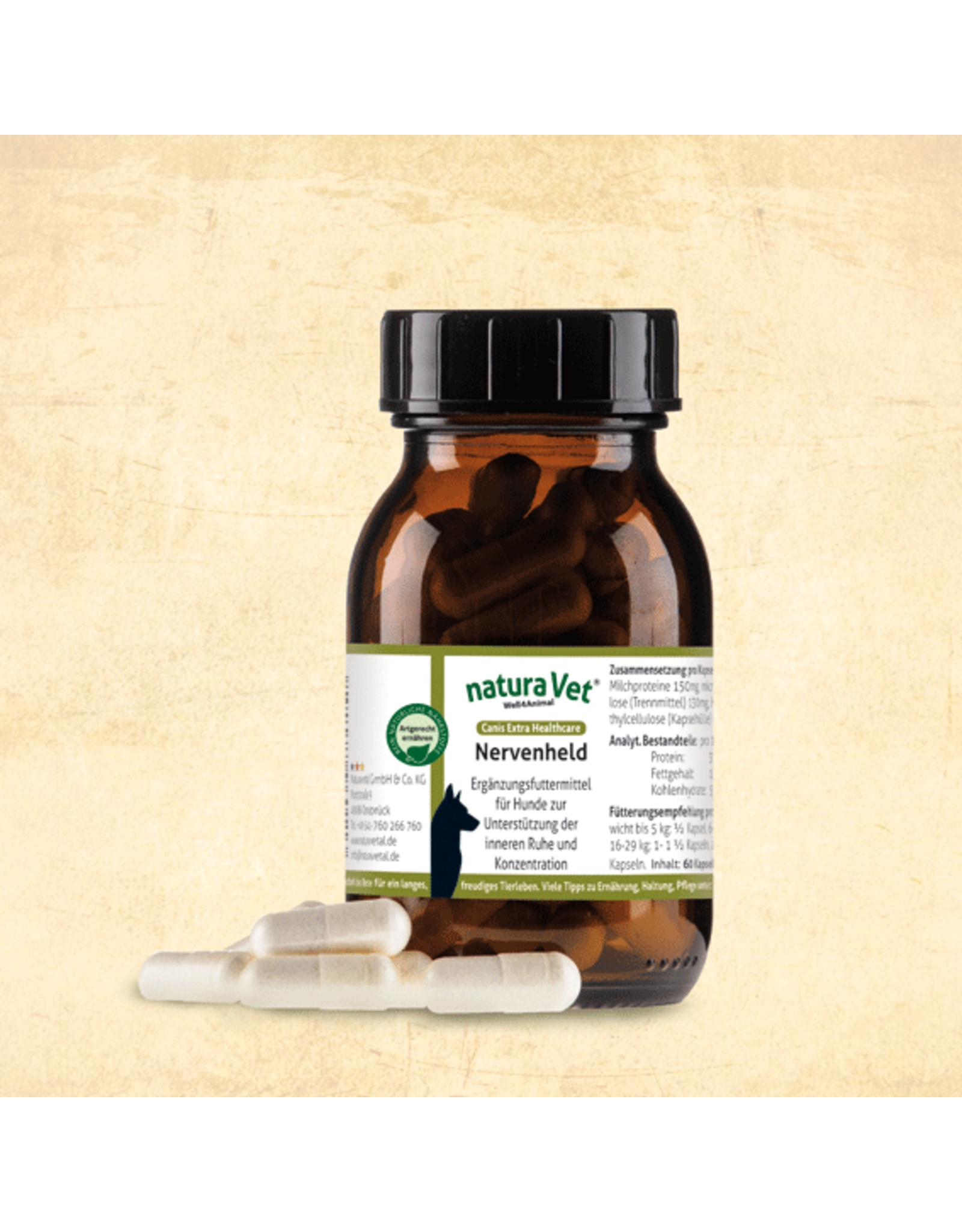 Naturavetal Naturavetal Canis Extra Nervenheld 60 Kapseln