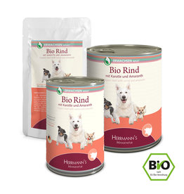 Herrmanns Herrmanns Bio Rind mit Karotten, Amaranth und Sellerie