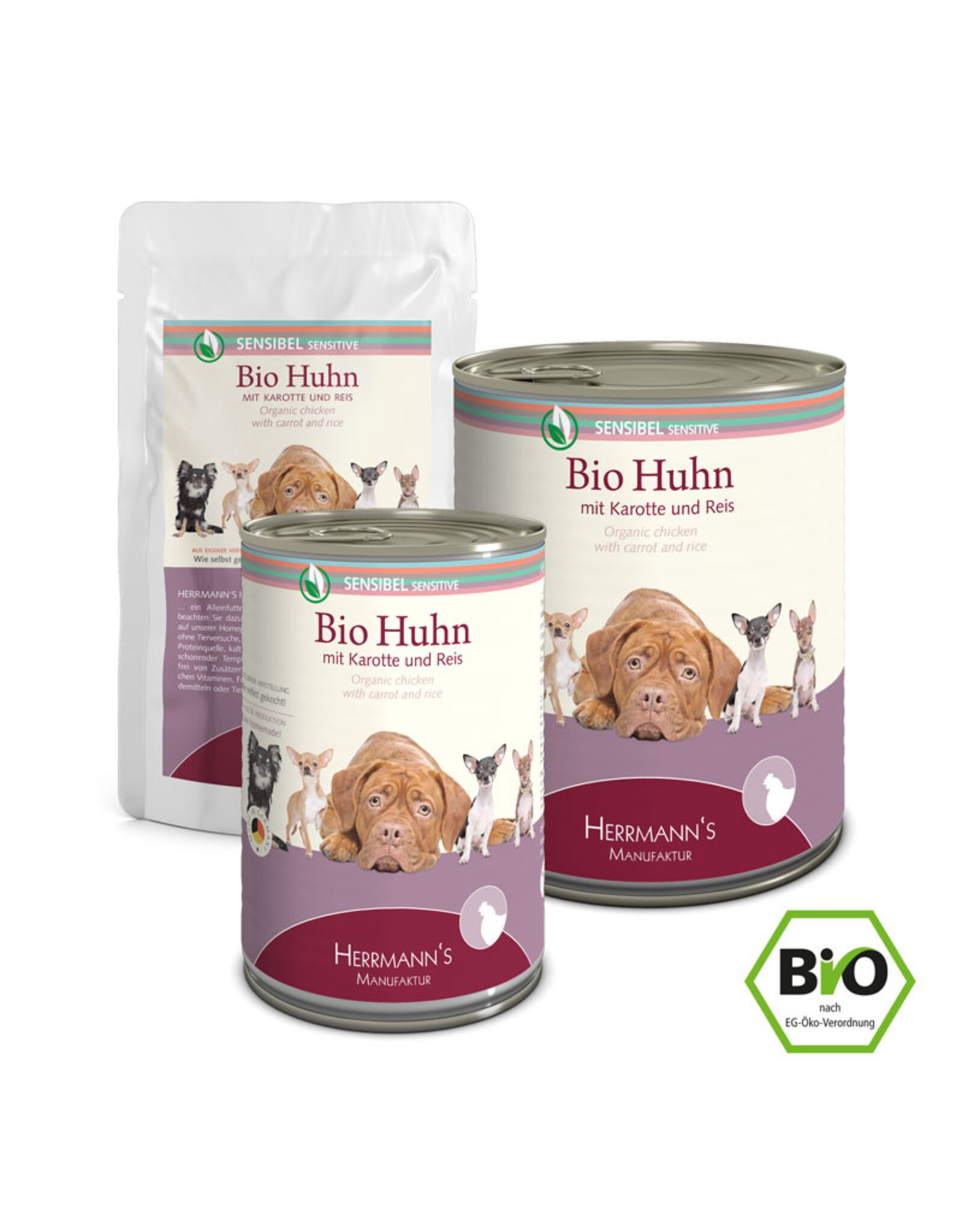 Herrmanns Herrmanns Bio Huhn mit Karotte und Reis