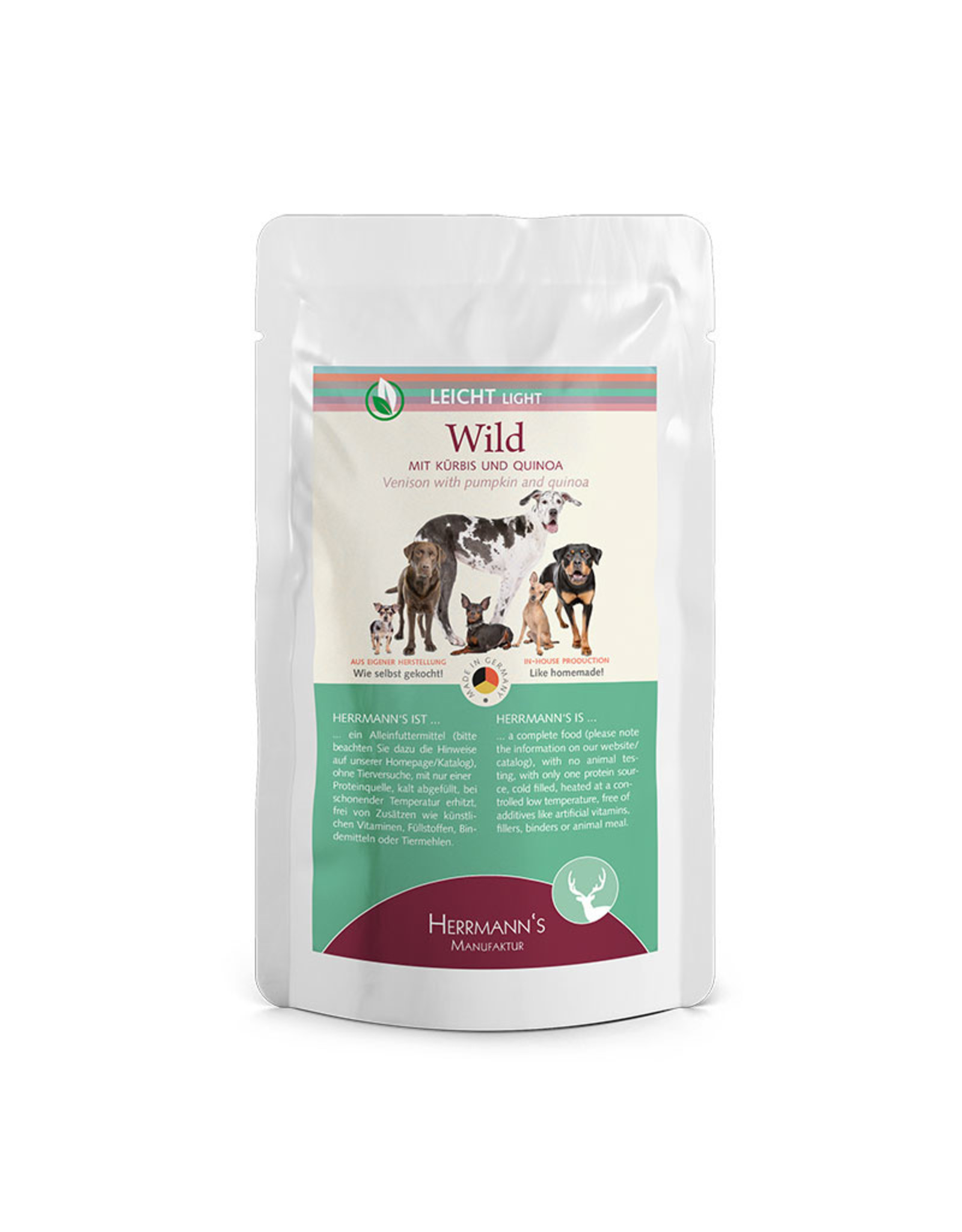 Herrmanns Herrmanns Wild mit Kürbis und Quinoa