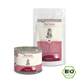 Herrmanns Herrmanns Katze - Bio Gans mit Zucchini und Tomaten