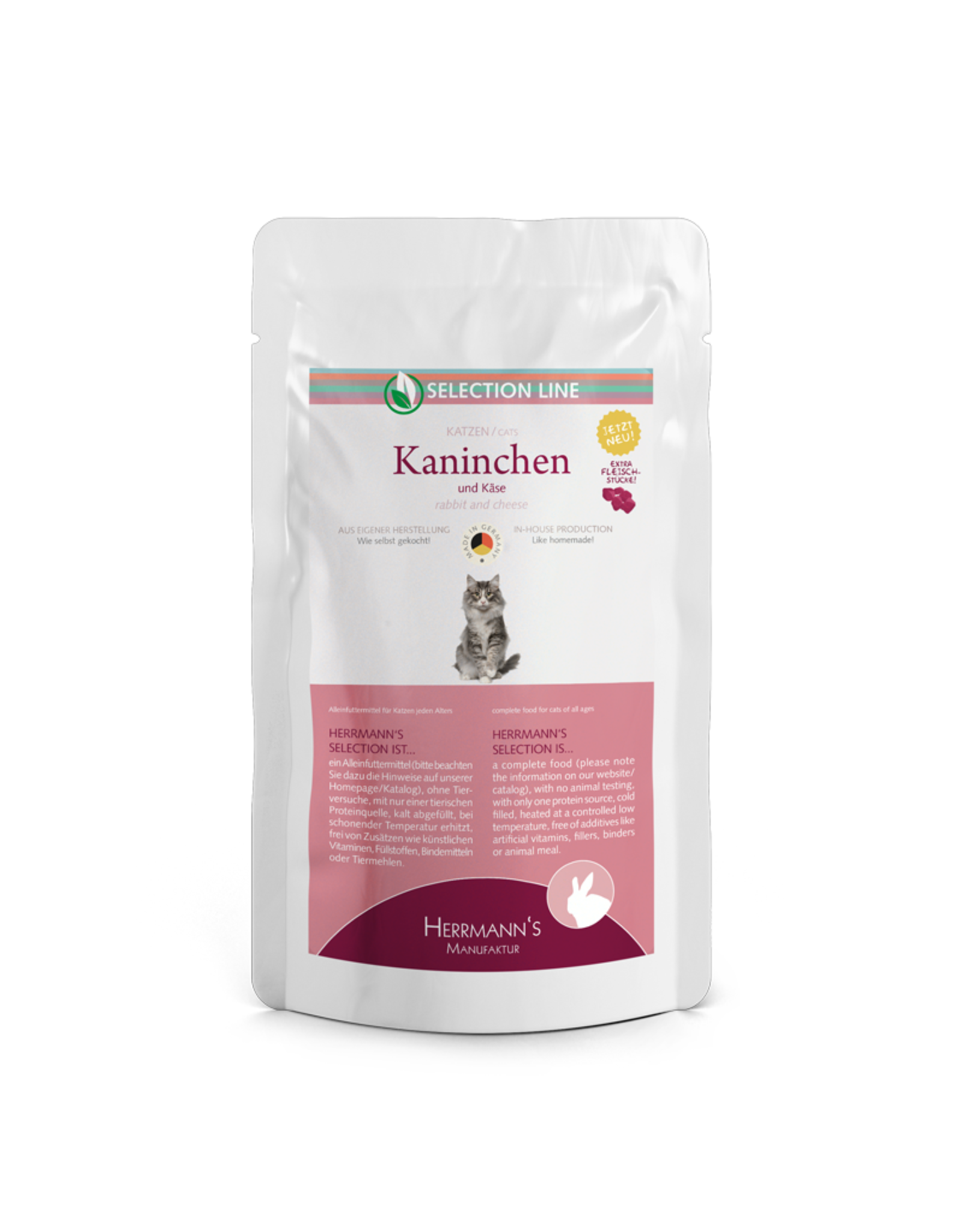 Herrmanns Herrmanns Katze - Kaninchen und Käse