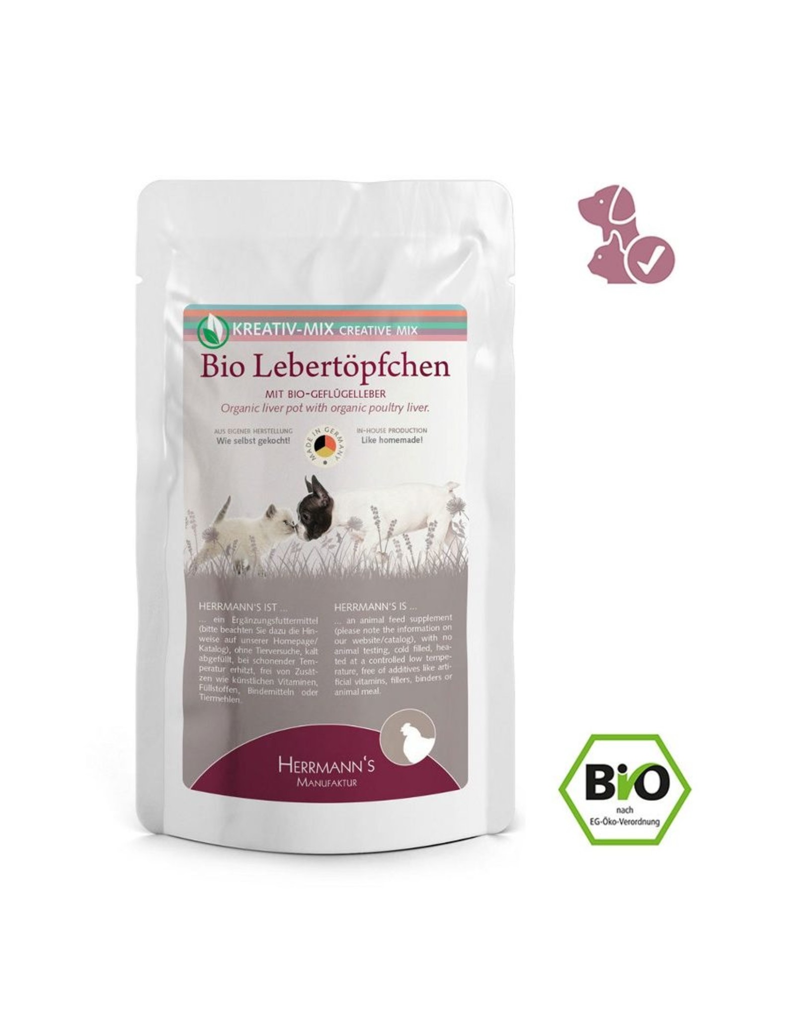 Herrmanns Herrmanns Bio Lebertöpfchen 100g