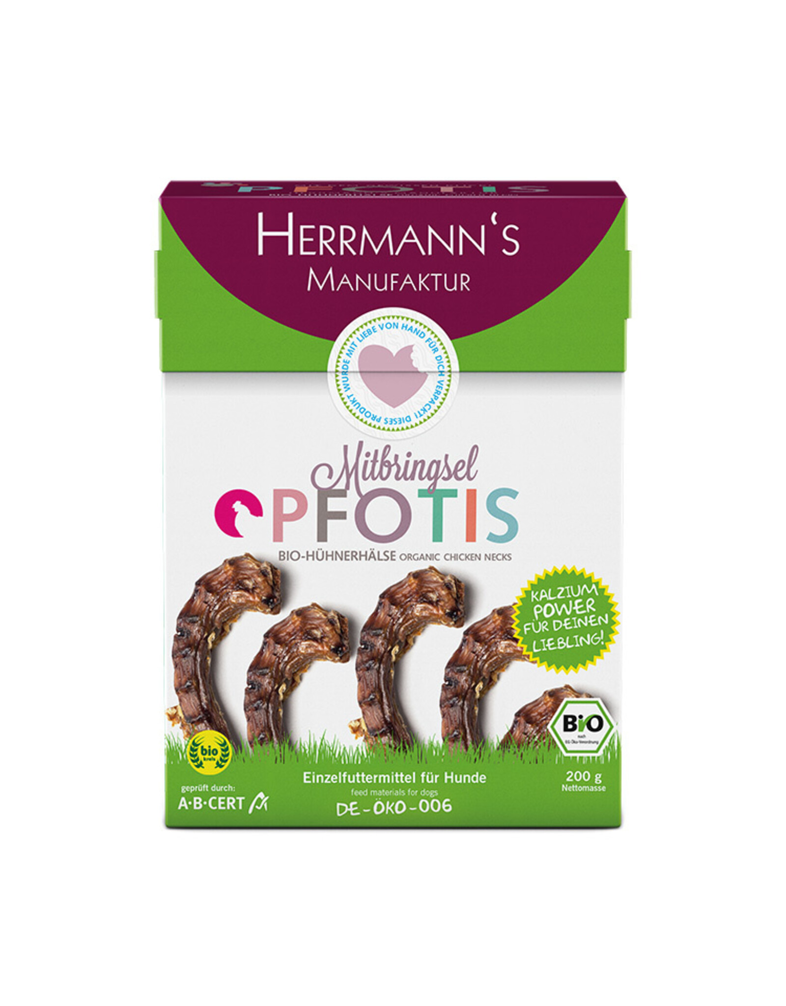 Herrmanns  Herrmanns Pfotis Bio-Hühnerhälse 200g