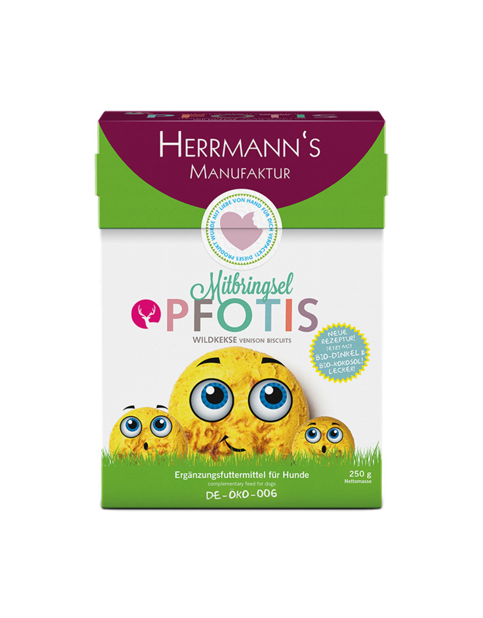 Herrmanns Herrmanns Pfotis Wildkekse 250g
