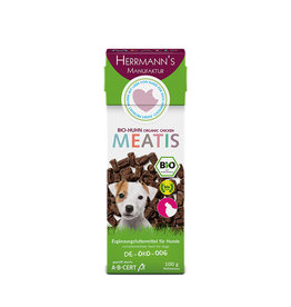 Herrmanns Herrmanns Meatis Bio-Huhn für den Hund 100g