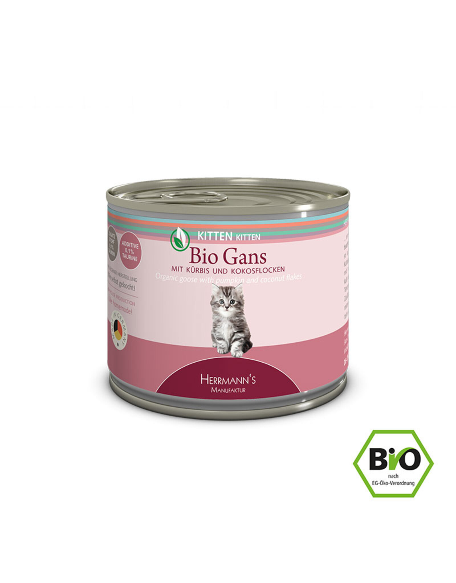 Herrmanns Herrmanns Katze 1stes Jahr Bio Kittennahrung Gans