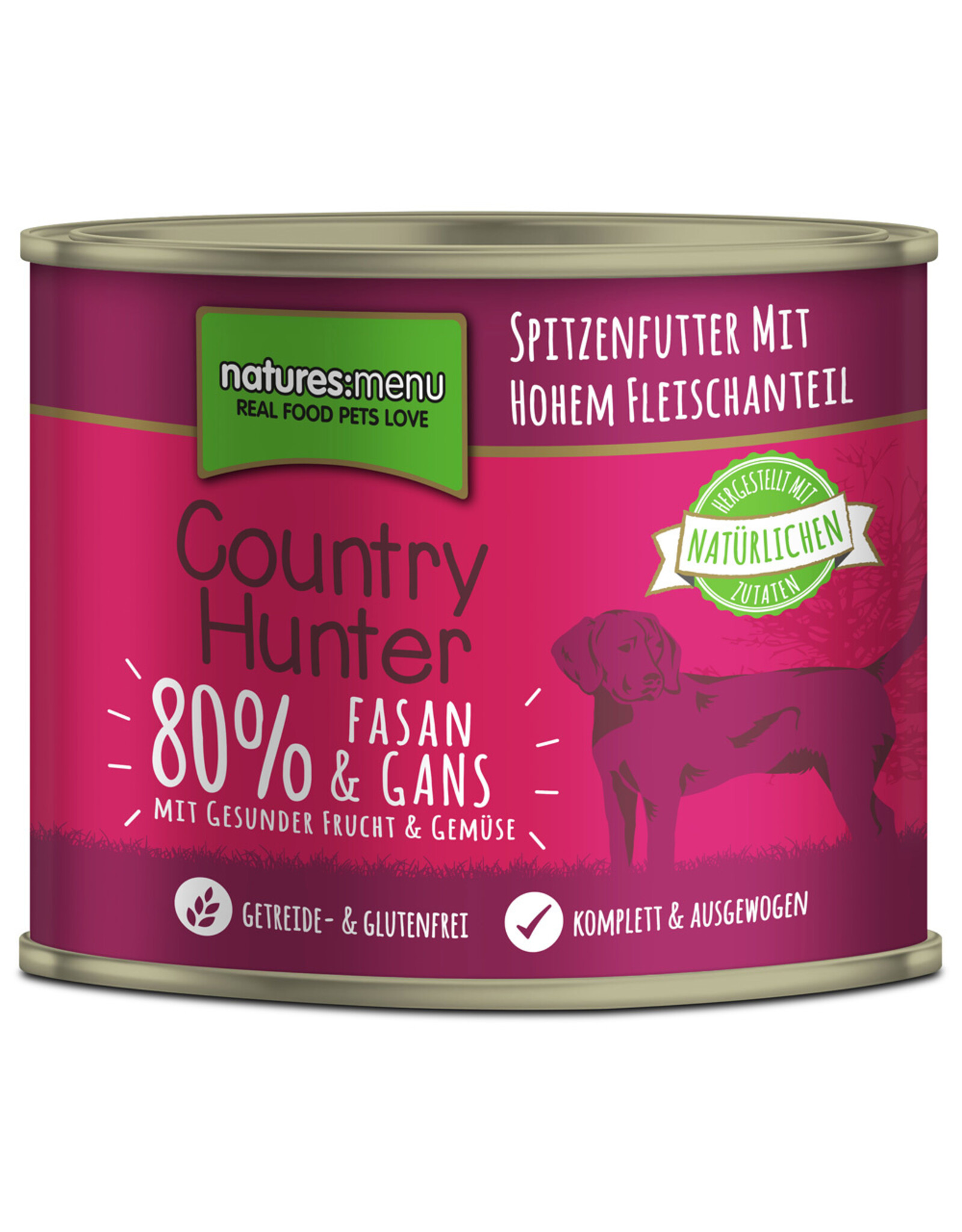 Natures Menu Natures Menu Country Hunter Fasan & Gans 600g