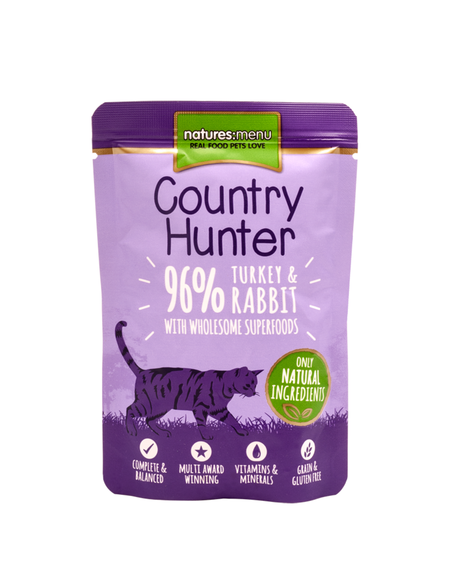 Natures Menu Natures Menu Country Hunter Katzenfutter Pute & Kaninchen 85g