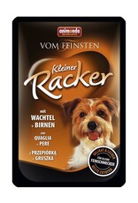Animonda Animonda Dog Kleine Racker Wachtel & Birnen 85g Frischebeutel