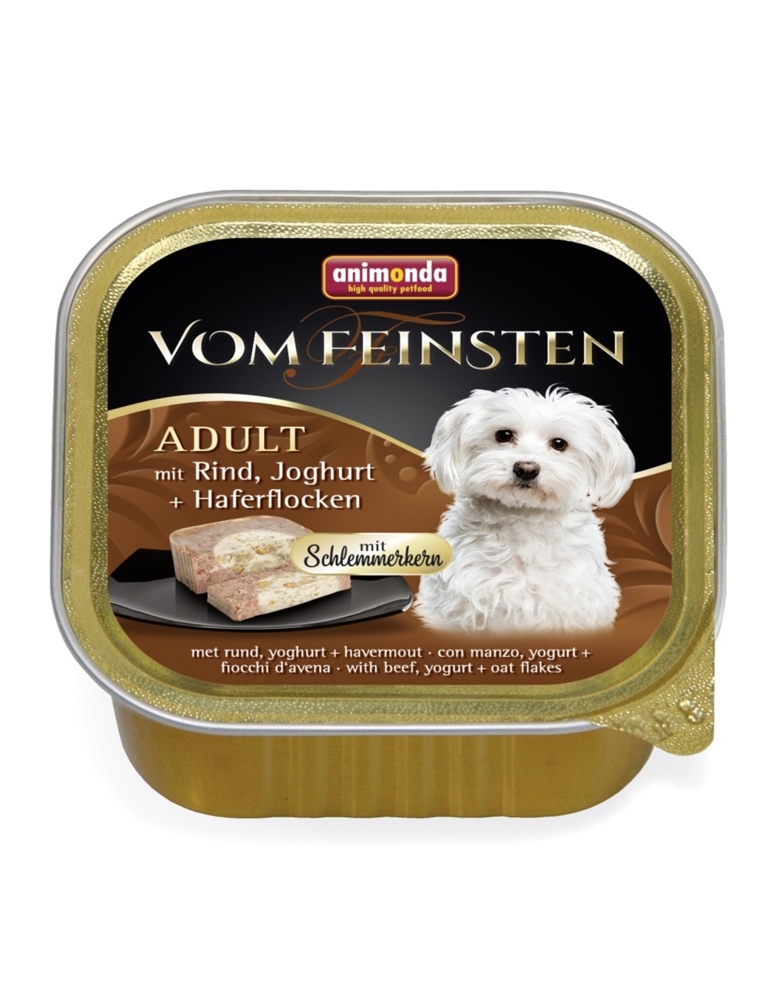 Animonda Animonda Dog Vom Feinsten Schlemmerkern mit Rind, Joghurt & Haferflocken 150g