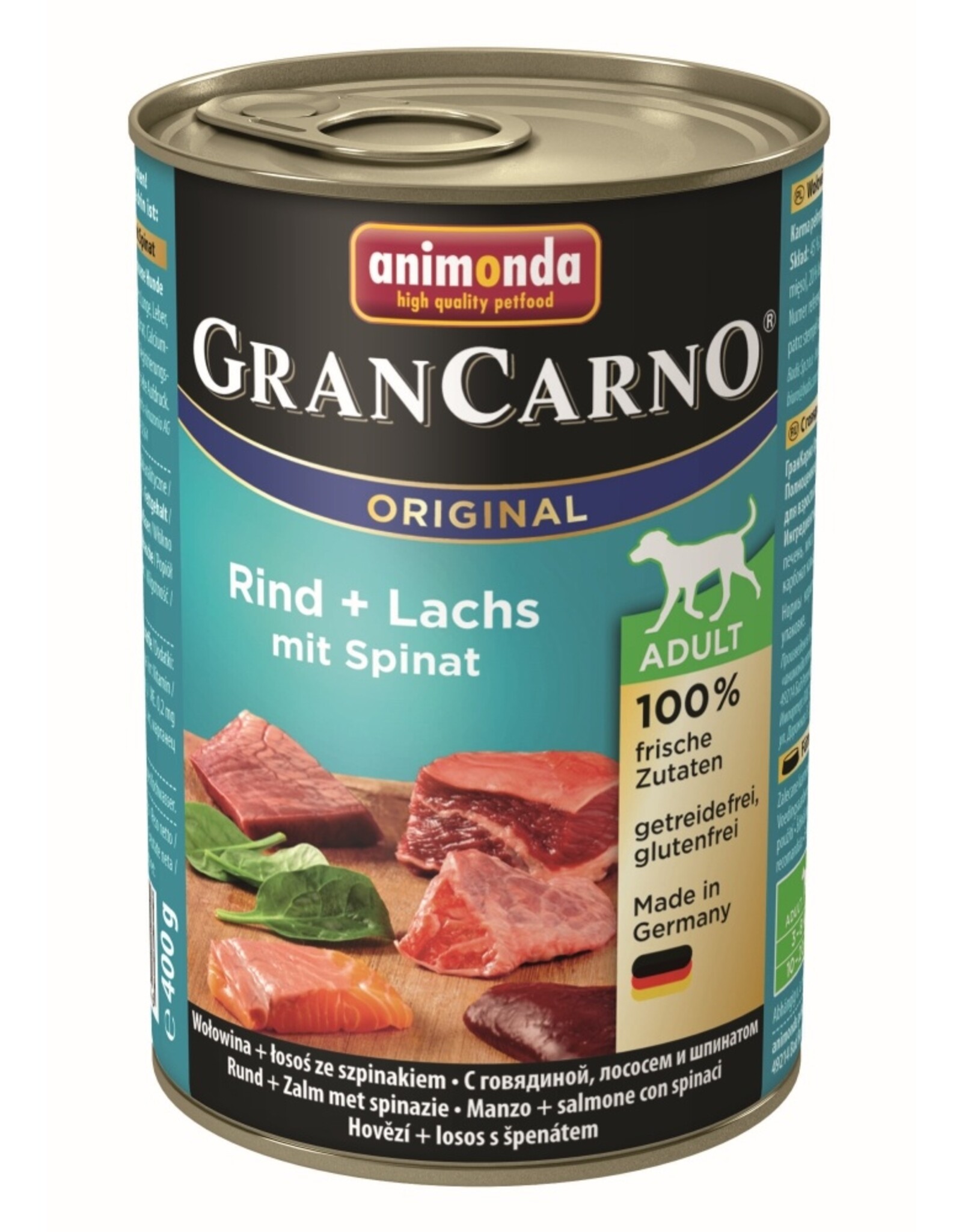 Animonda Animonda Dog Dose GranCarno Adult Seelachs & Spinat