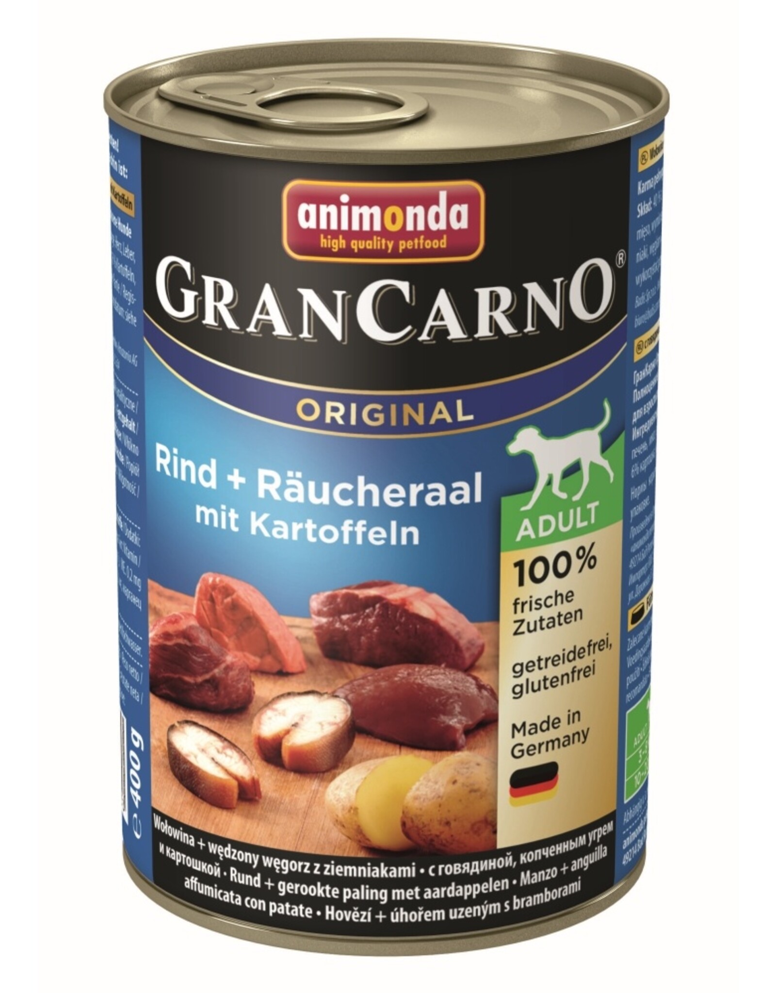 Animonda Animonda Dog Dose GranCarno Adult Räucheraal & Kartoffeln