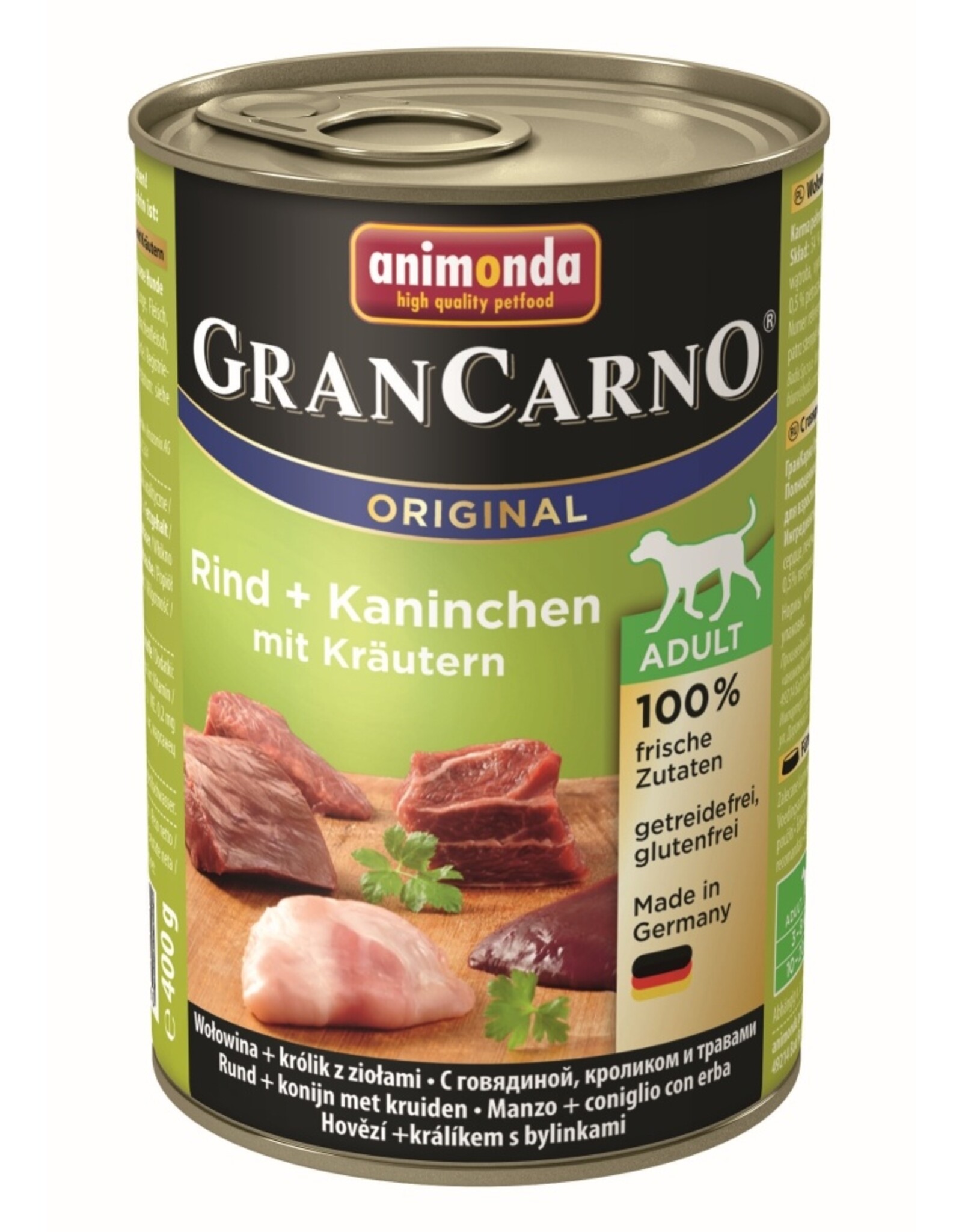 Animonda Animonda Dog Dose GranCarno Adult Kaninchen & Kräuter