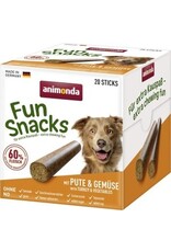 Animonda Animona Dog Fun Snacks mit Pute+Gemüse 20 Sticks